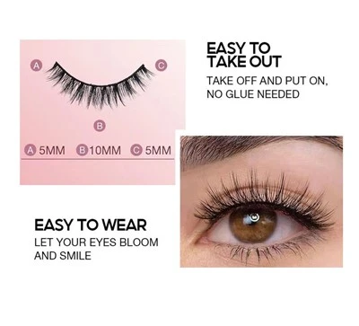 Cat Eye Set Glue-free False Eyelashes