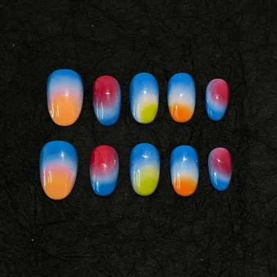 Sfumato Technique Handcrafted Nails
